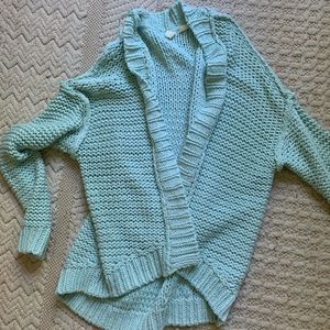 Mint knit cardigan